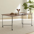 Inklapbare tafel van hout, kleur bruin