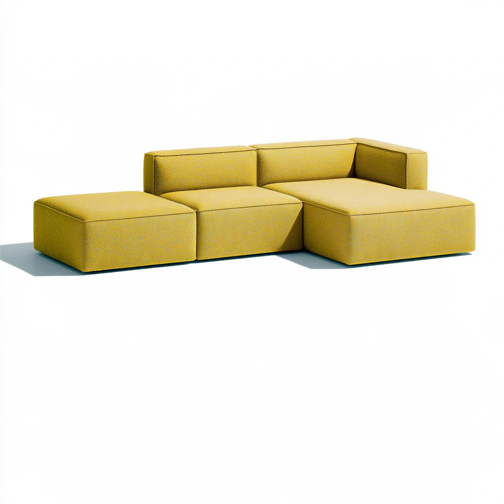 Modulaire hoekbank, kleur grijs